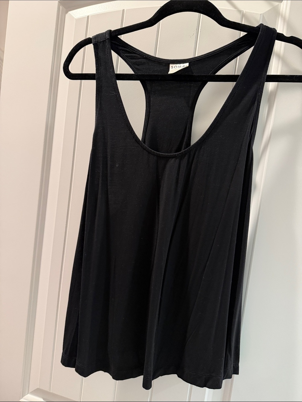 Soma Black Racerback Tank